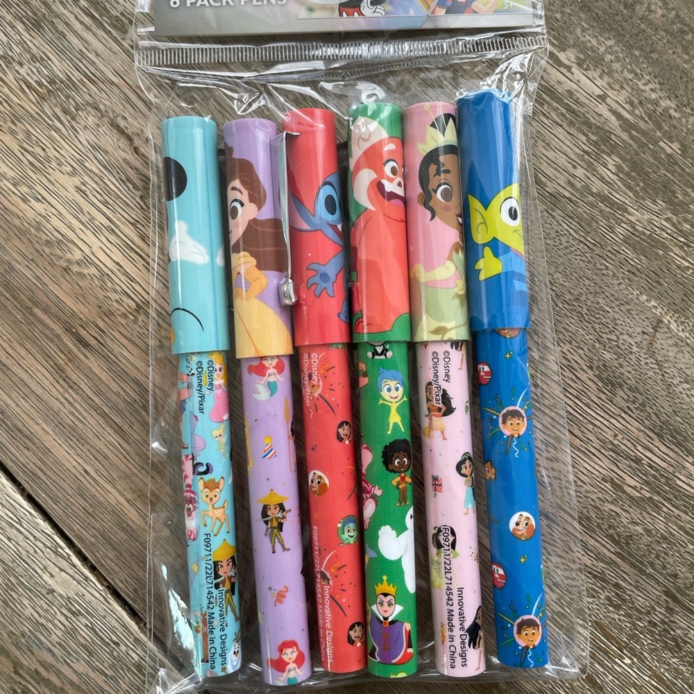 Disney 100, pens 6 pack